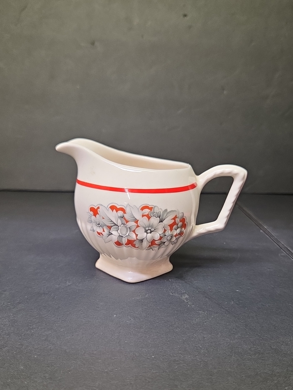 Vtg Royal Creamer Stamped National Brotherhood Of Operative Potters